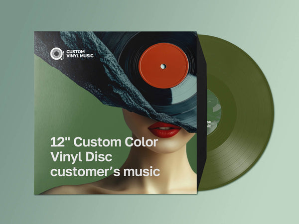 Custom Color Vinyl Disc with Custom Cover