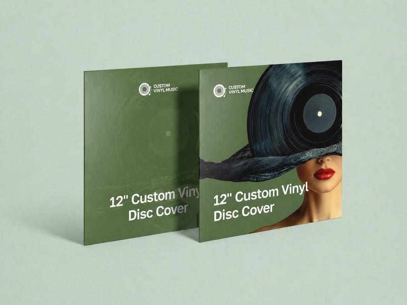 12" Custom Vinyl Disc Cover - Personalized Record Jacket for Gifts